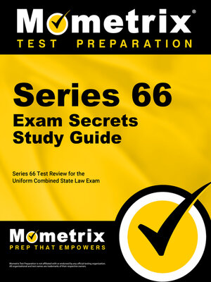 cover image of Series 66 Exam Secrets Study Guide
